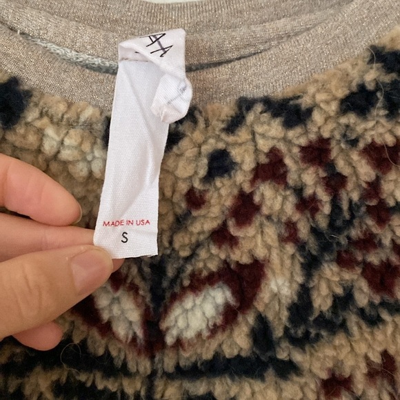 Anthropologie Amadi Sweater Front Sweatshirt - Picture 5 of 5